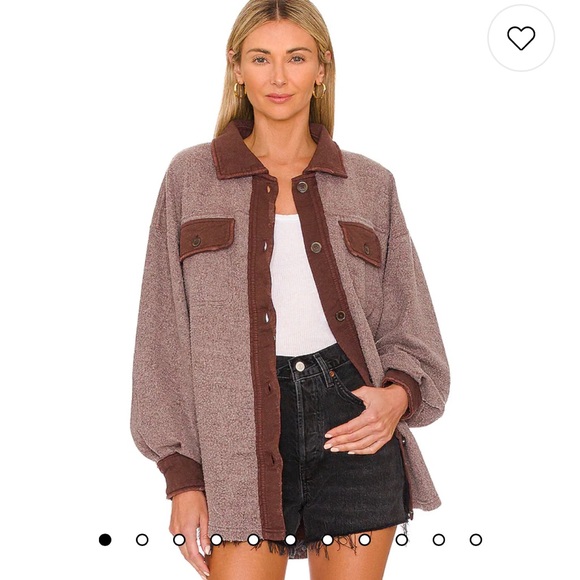 Free People Jackets & Blazers - Free People Ruby Shirt Jacket in Date Night sz S